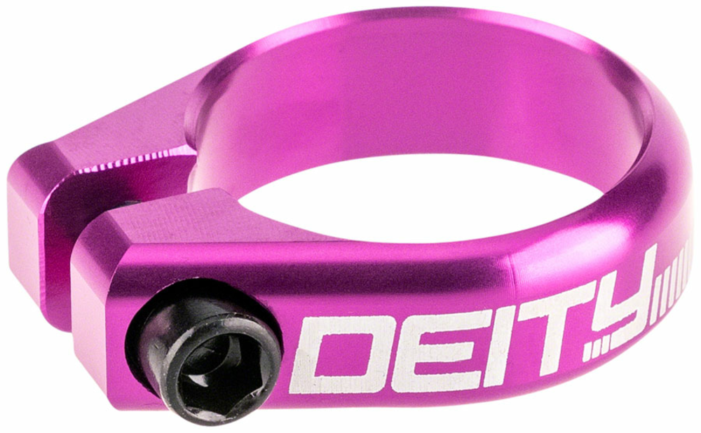 Deity Components DEITY Circuit Seatpost Clamp - 38.6mm, Purple 