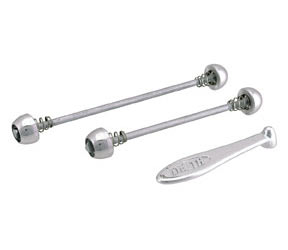 Delta Hublox Anti Theft Bolt-On Skewers Color: Silver