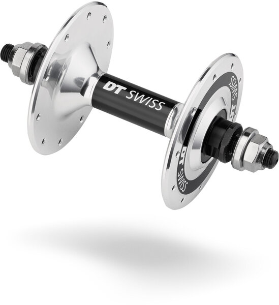 DT Swiss 370 Track Front Hub Axle: 100mm Nutted