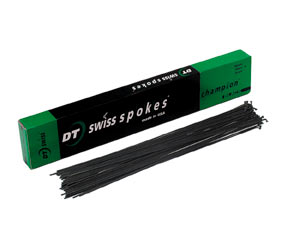 DT Swiss Champion 14g Black Spokes