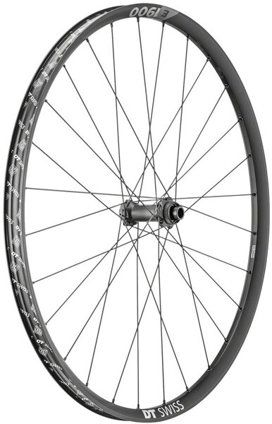DT Swiss E 1900 SPLINE 30 29-inch Front Axle | Color | Rotor Type | Size: 100 x 15mm | Black | Center Lock | 29-inch