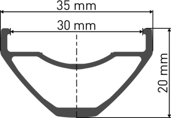 DT Swiss E 1900 SPLINE 30 29-inch Rear 