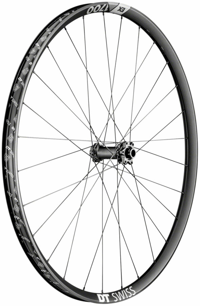 DT Swiss EX 1700 SPLINE Front Wheel Color | Front Axle | Rotor Type | Size: Black | 15mm Thru x 110mm | 6-Bolt | 27.5-inch