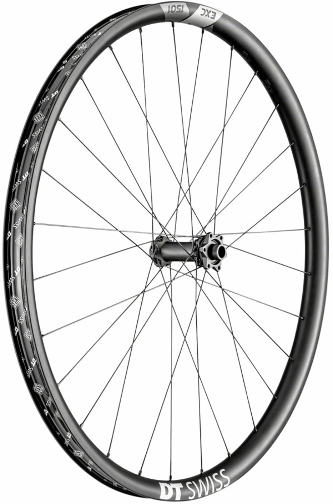 DT Swiss EXC 1501 SPLINE ONE Front Wheel Color | Front Axle | Rotor Type | Size: Black | 15mm Thru x 110mm | 6-Bolt | 27.5-inch