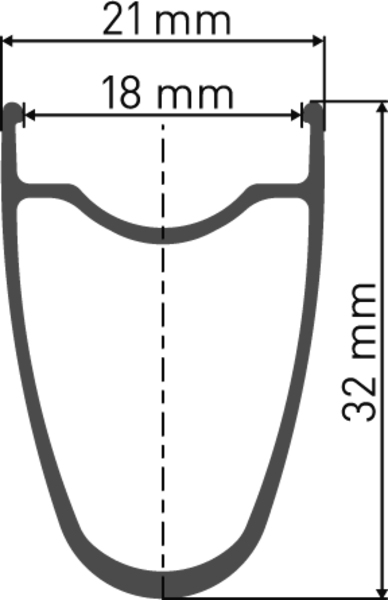 DT Swiss P 1800 SPLINE 32 Front - Big Shark Bicycle Company - St