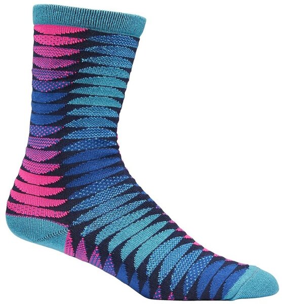 Electra Eclipse Socks Color: Turquoise/Magenta