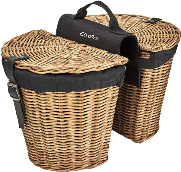 Electra Rattan Pannier Basket