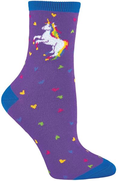 Electra Unicorn 5-inch Socks Color: Purple