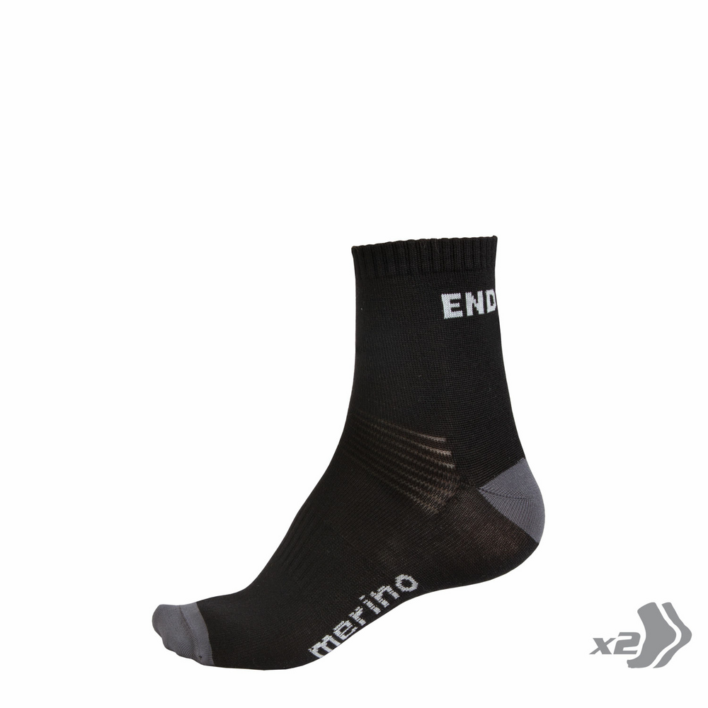 Endura BaaBaa Merino Sock (Twin Pack)