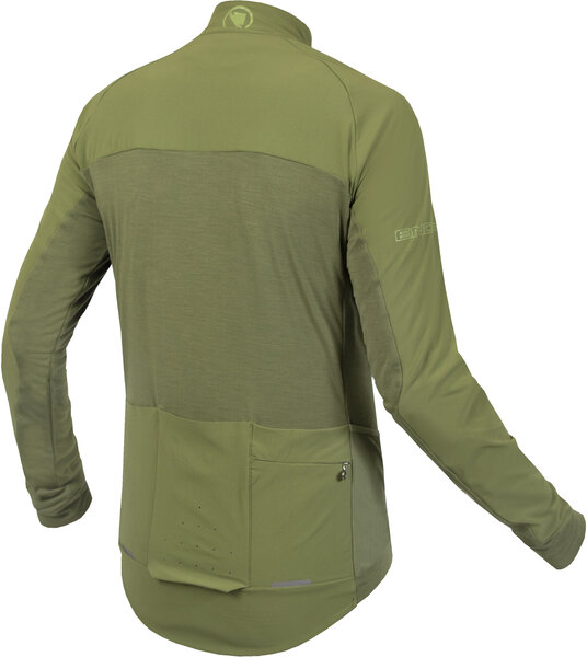 Endura GV500 Long Sleeve Jersey Color: OliveGreen
