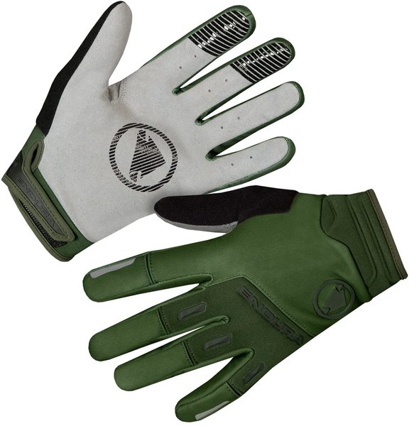 Endura SingleTrack Windproof Glove Color: Forest Green