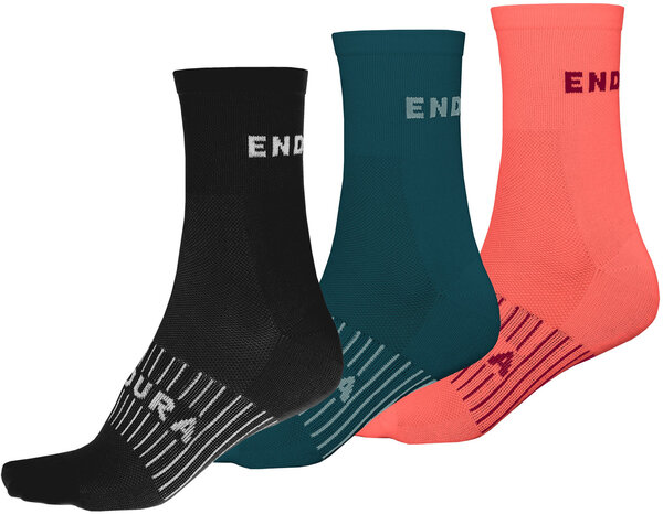 Endura Women's Coolmax® Race Sock (Triple Pack) 