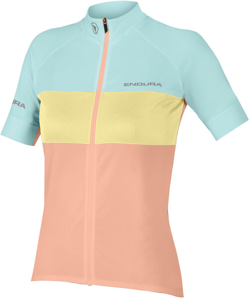 Endura Women's FS260-Pro Short Sleeve Jersey Color: Neon Peach