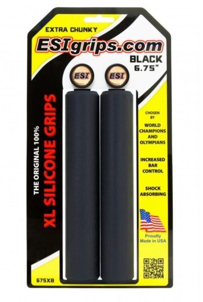 ESI Grips XL 6.75 Extra Chunky Grips (Black) - Performance Bicycle