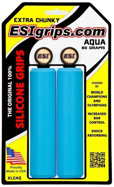 ESI Extra Chunky Grips Color: Aqua