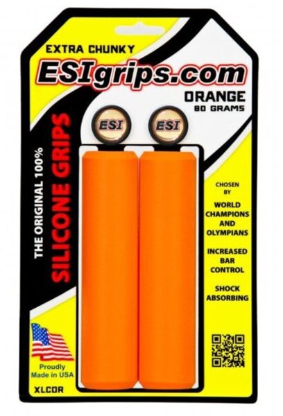 ESI Extra Chunky Grips - Black Grip 181517000544 Color Black