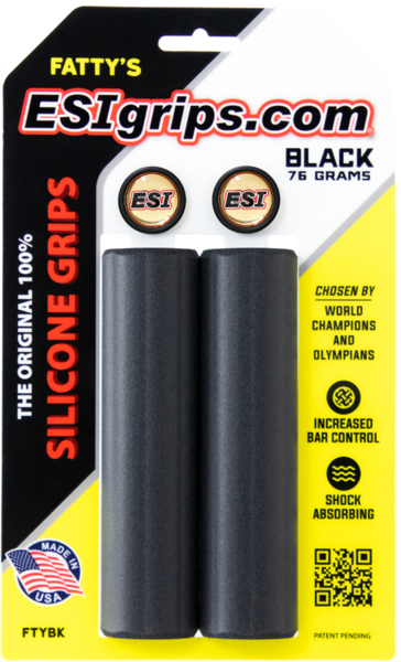 ESI Fatty's Grips Color: Black