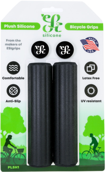 ESI Plush Silicone Grips - Black