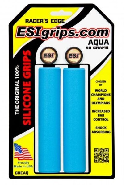 ESI Racer's Edge Grips Color: Aqua
