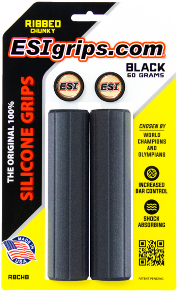 ESI Ribbed Chunky Grips Color: Black