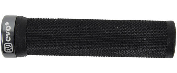 Evo Single Clamp Grips Color: Black w/Gray clamp