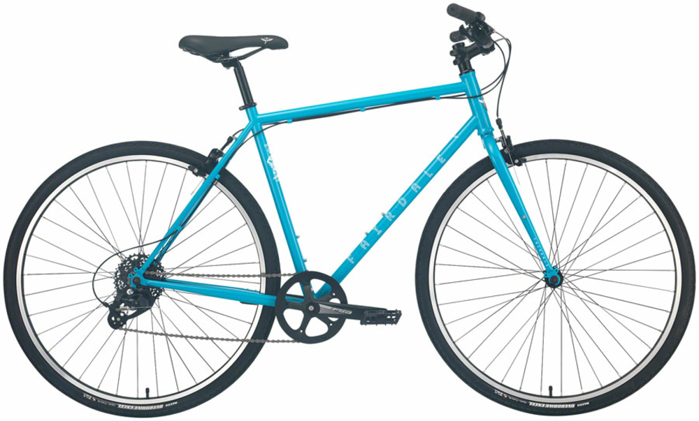 Fairdale Lookfar City Bike - microSHIFT Color: Surf Blue