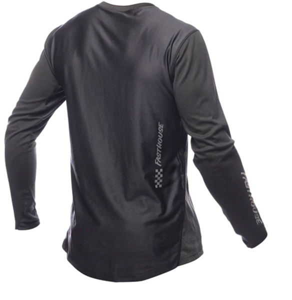 Fasthouse Alloy Mesa LS Jersey Color: Heather Charcoal/Black