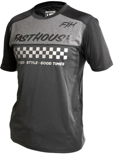 Fasthouse Alloy Mesa SS Jersey Color: Heather Charcoal/Black