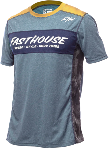 Fasthouse Classic Acadia SS Jersey Color: Heather Indigo