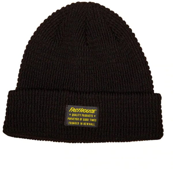 Fasthouse Waffle Beanie Color: Black