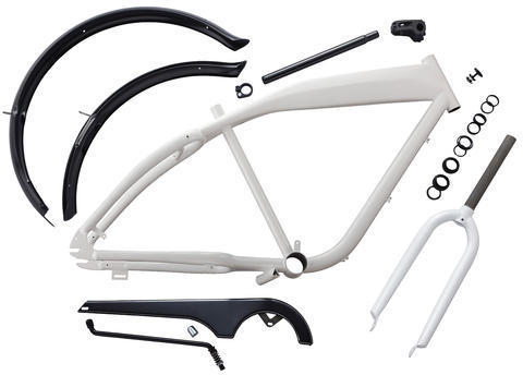 Felt Bicycles Canvas Cruiser Frame Kit Color: Primer White