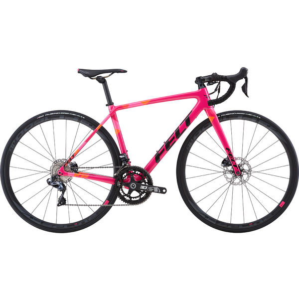 Felt Bicycles FR2W Disc Color: Yarrow Pink/Fire Facet TeXtreme