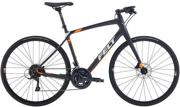 Felt Bicycles Verza Speed 7 Color: Matte Carbon (Reflective Orange, White)