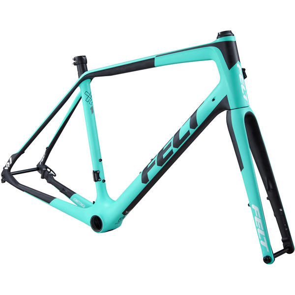 Felt Bicycles VR1 Frame Kit Color: Matte Aqua TeXtreme/White