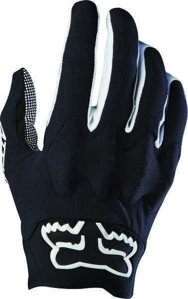 Fox Racing Attack Gloves Color: Black/White
