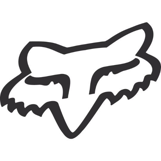 FOXHEAD TDC STICKER 28 INCH [WHITE] OS