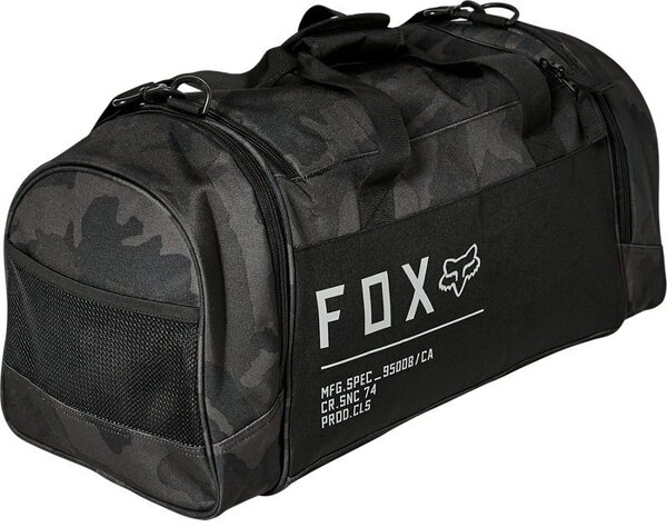 Fox Racing 180 Black Camo Duffle Bag Color: Black Camo