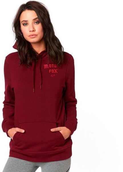Fox Racing Arch Pullover Hoodie Color: Cranberry