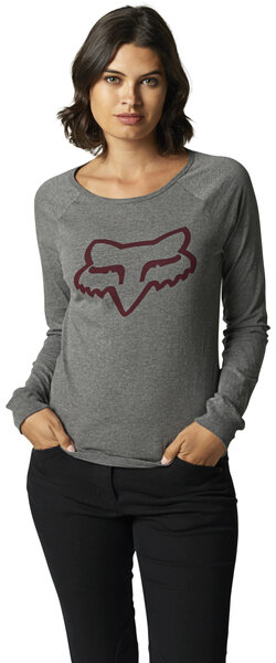 Fox Racing Boundary Long Sleeve Top Color: Heather Graphite