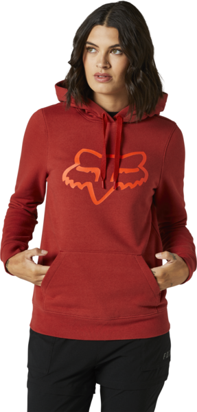 Fox Racing Boundary Pullover Hoodie Color: Red Clay