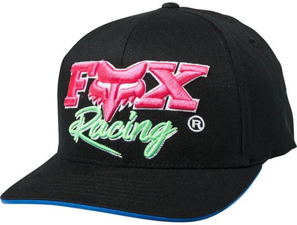 Fox Racing Castr Flexfit Hat Color: Black