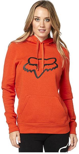 Fox Racing Centered Pullover Hoodie Color: Atomic Orange