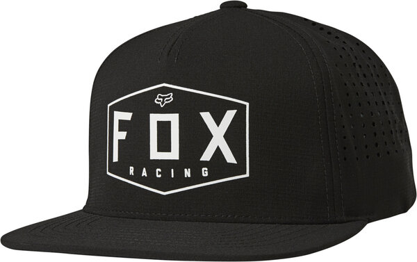 Fox Racing Crest Snapback Hat Color: Black