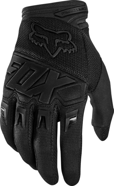 Fox Racing Dirtpaw Glove Color: Black/Black