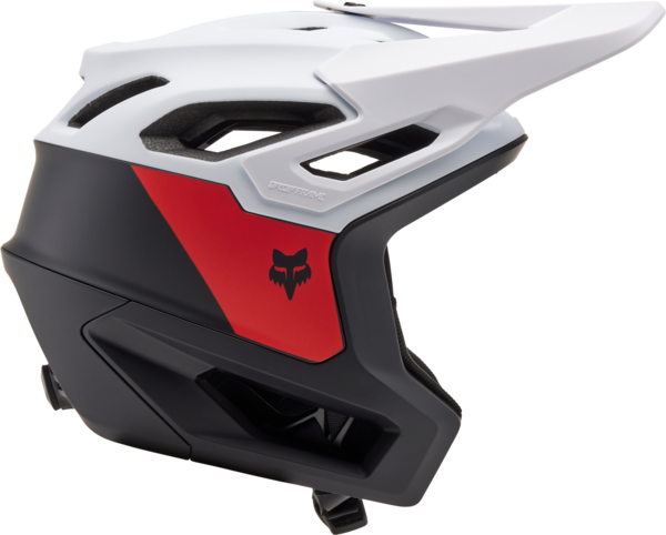 Fox Racing Dropframe Pro Helmet Color: Black/White