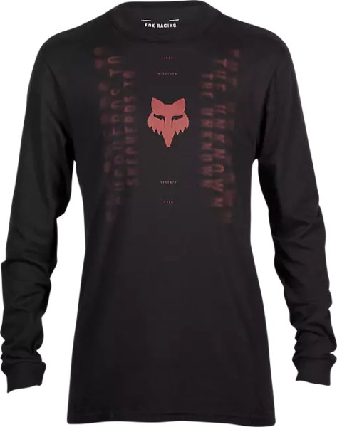 Fox Racing Faded Out Long Sleeve Premium Tee Color: Black