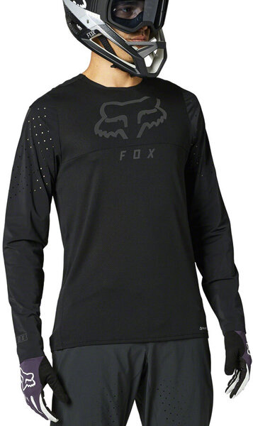 Fox Racing Flexair Delta Long Sleeve Jersey Color: Black