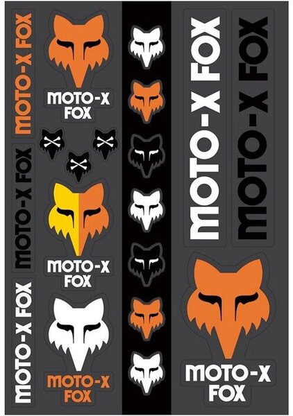 Fox Racing Heritage Track Pack Stickers