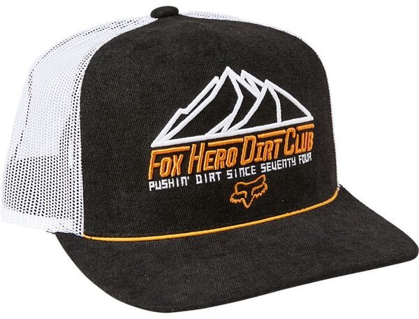 Fox Racing Hero Dirt Snapback Hat Color: Black