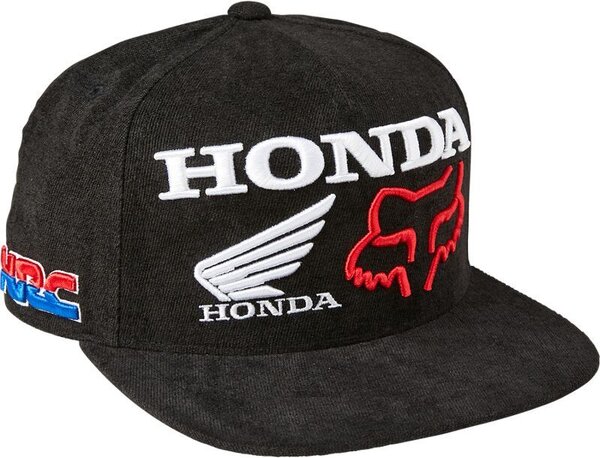 Fox Racing Honda HRC Snapback Hat Color: Black
